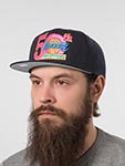 Бейсболка MITCHELL NESS арт. HS11472-LALBLCK Los Angeles Lakers NBA (черный)